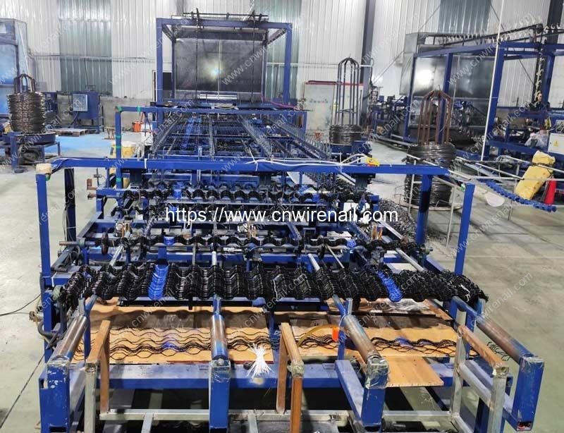 Automatic Greenhouse Zigzag Wiggle Wire Spring Production Line